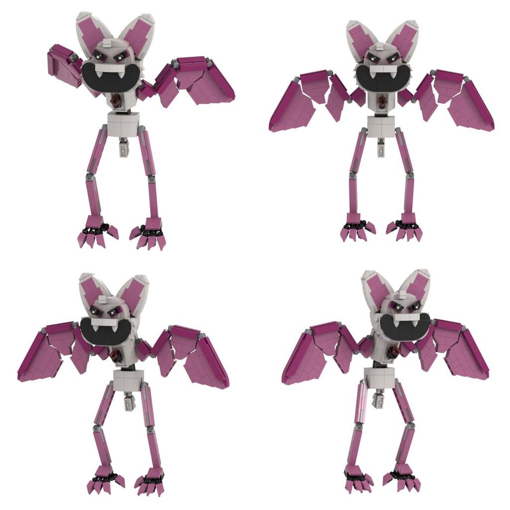 Smiling Poppy4 Critters Game Characters Building Blocks Toys Kidss Toys Puzzle