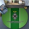 Borussia Mönchengladbach,Runder Teppich,Teppich für Wohnzimmer Schlafzimmer Sofa Spielzimmer Dekor,Rutschfeste Fußmatte