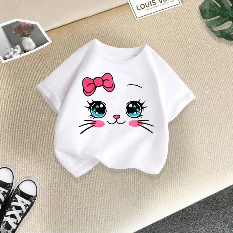 2026 New Summer Girls Short-Sleeve T-Shirt - Stylish Children s Clothing Top 140 cm