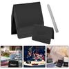 12/15/20/25Pcs Erasable Message Blackboard Signs Desktop Price Place Cards Wedding Table