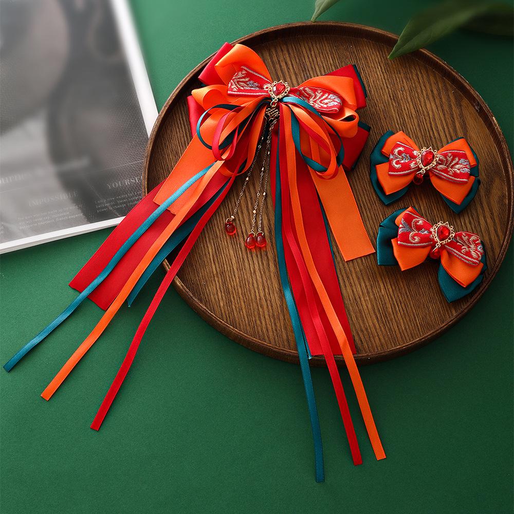 Haarschmuck für Kinder: Von Dunhuang inspiriertes Hanfu-Set & Bänder