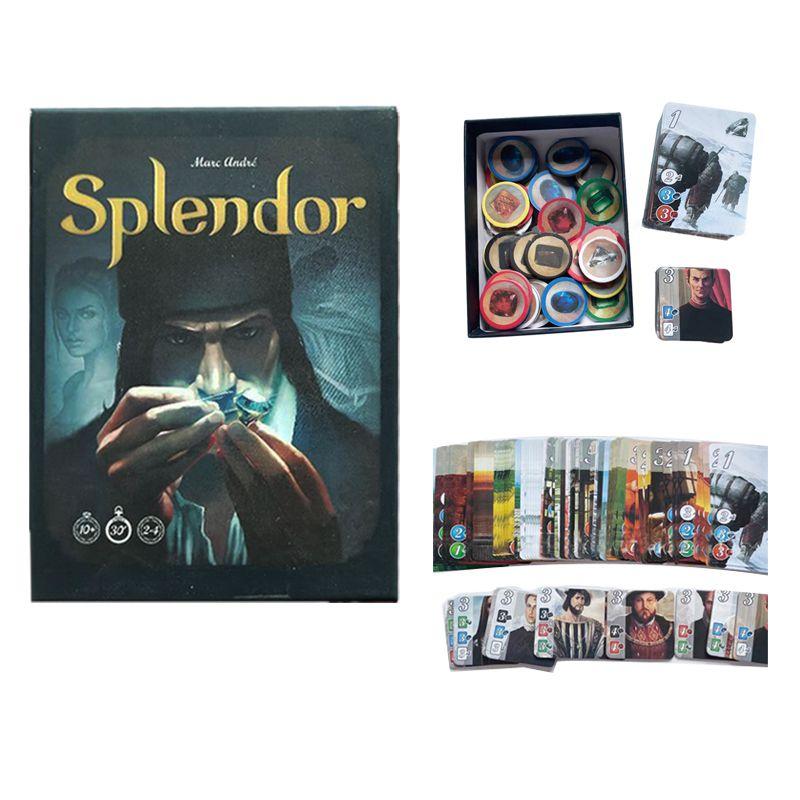 Board Splendor Game Full English Mini Version For Party Family Cards Playing