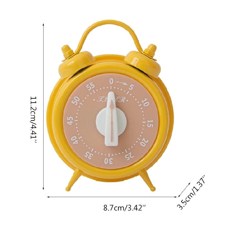 Manual Kitchen Cooking Timer Mechanical Counters Clock For Cooking Timing Tools