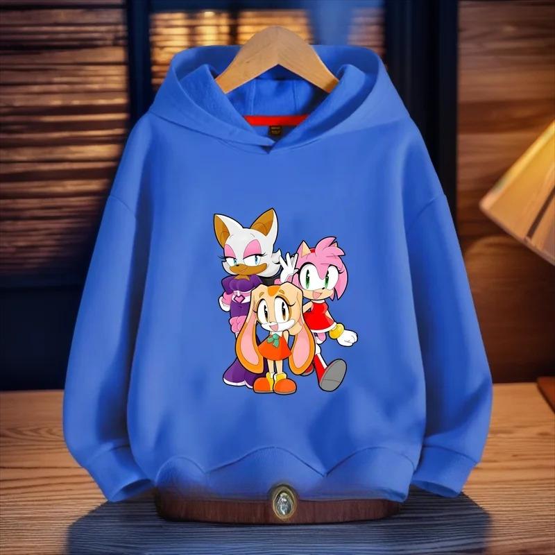 Children's Cartoon Print Fashion Sweatshirt Casual Versatile Hoodie Sweatshirts Kids Unisex