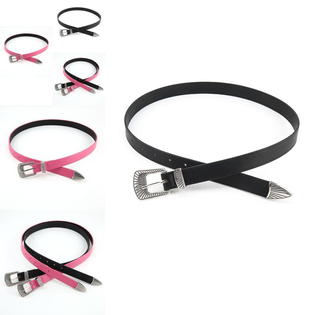High-quality Faux Leather Women's Retro Belt Fashionable Simple Decorative Waist Belt Vintage Chic Belt