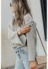 Women's 2025 Autumn Solid Color Pullover Round Neck Long Sleeve Sweater - Versatile European American Fashion