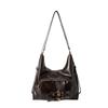 College Style Underarm Bag For Women With Pu Material And Zipper Closure For Daily Use