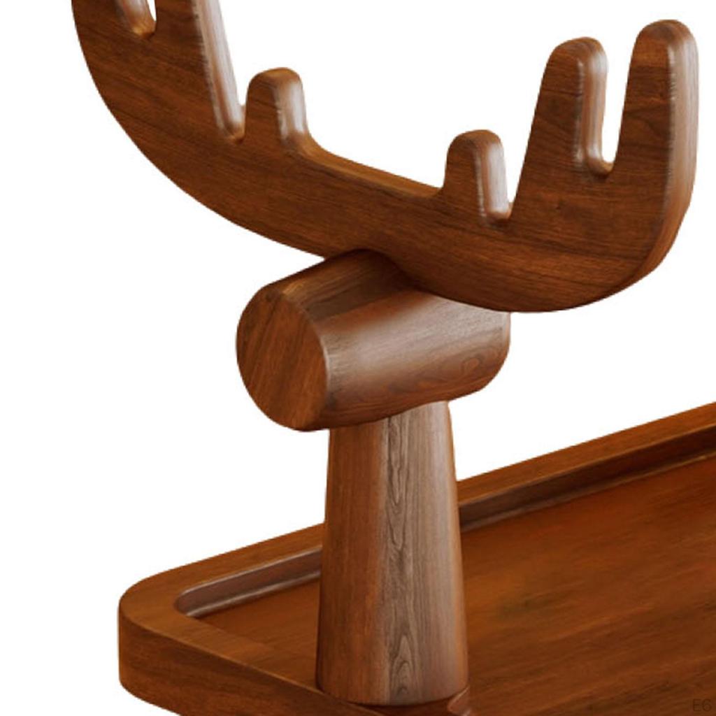 Key Holder for Entryway Table Jewelry Storage Organizer Desktop Multifunctional Wooden Rack