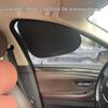 Pare-soleil de voiture pliable opaque avec colle noire, protection de la vie privée et isolation thermique