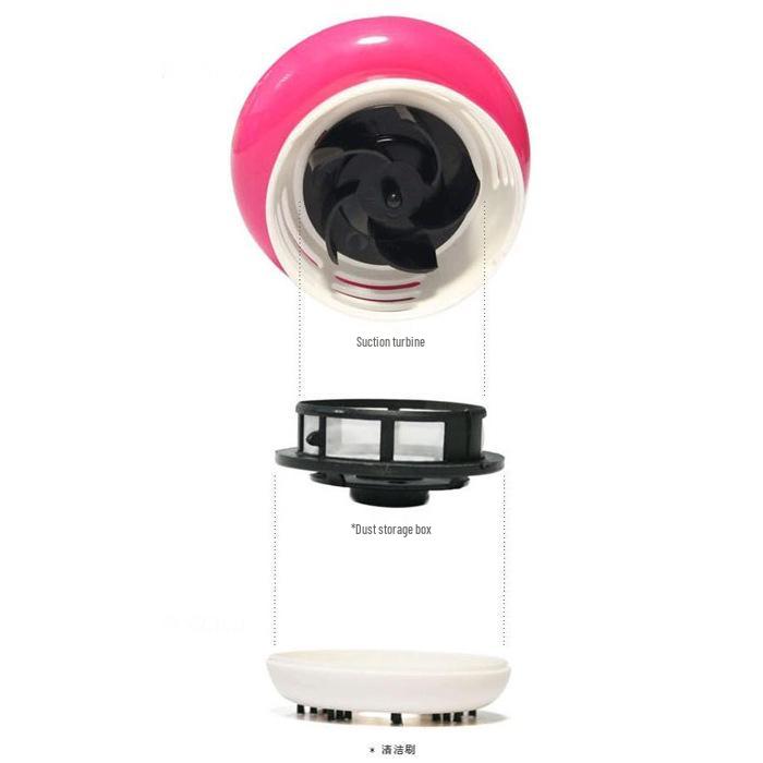 Mini Beetle Strawberry Desktop Vacuum Cleaner – Cute Creative Gift