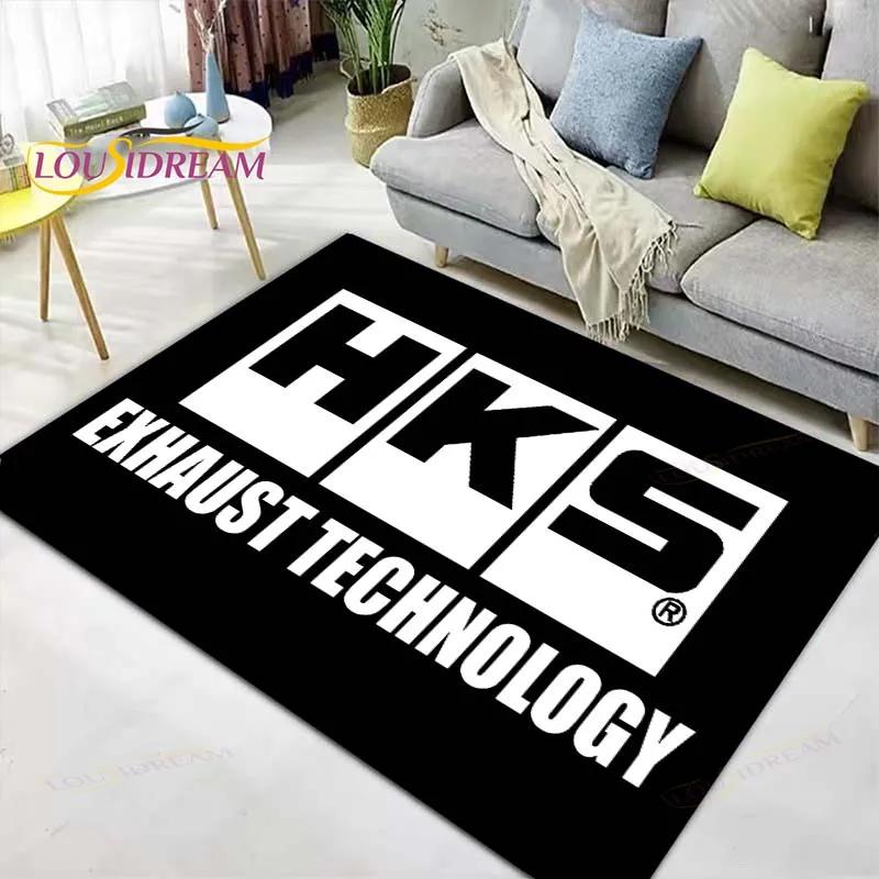Fashion H-HKS  logo Printed  Carpets Living Room Anti-Skid Area Rug Kids Bedroom Mats Yoga Mat Large Carpet Decor