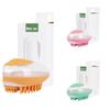 Pet Bath Brush With Storage Silicone Bristles Suitable For Dogs Massaging And Cleaning Tool