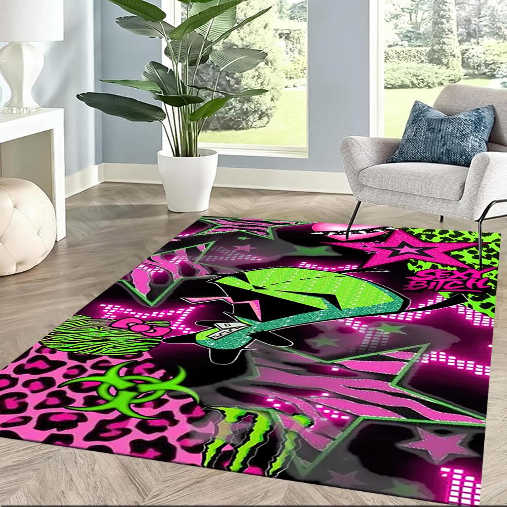 Invader Zim Square rugs are a great choice for living rooms, bedrooms, home décor, and as gifts.