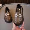 Girls' Spring 2026 British-Style Leather Shoes - Versatile, Soft Sole, Casual Korean Fashion
