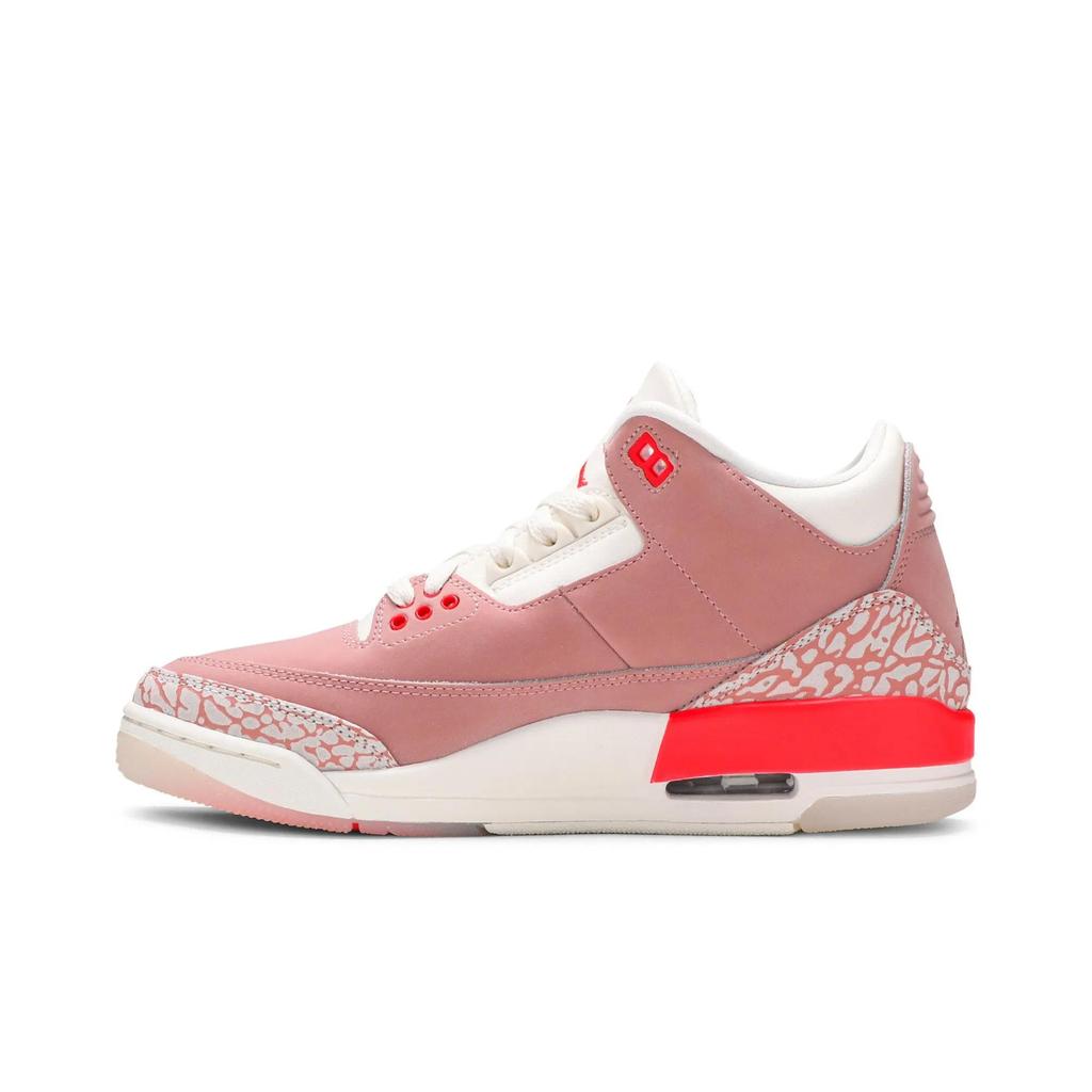 Womens Air Jordan 3 Retro 'Rust Pink' (women's sizes) Sail / Rust Pink / White / Crimson Vintage Basketball Shoes CK9246 600