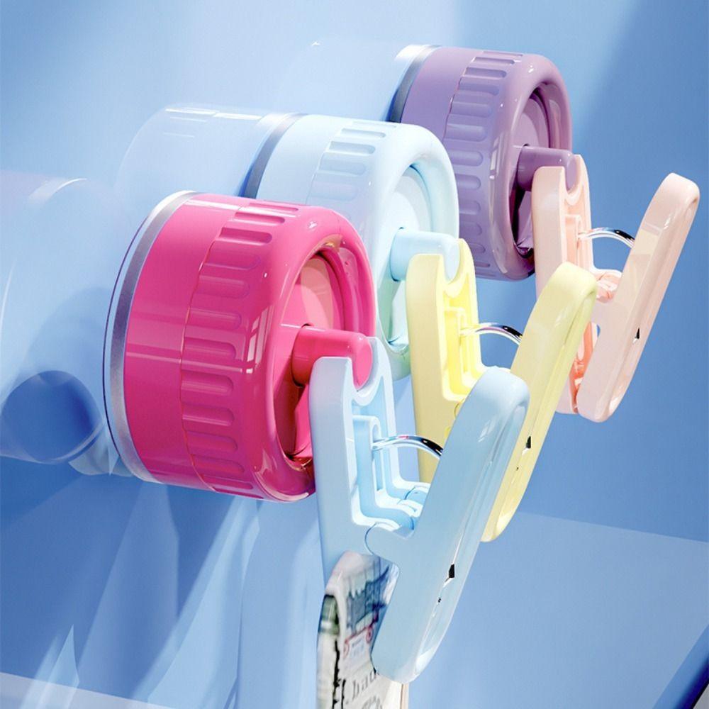 Suction Cup Storage Clip Wall Mounted Multiple Clamp Multi-purpose Storage Rack Home