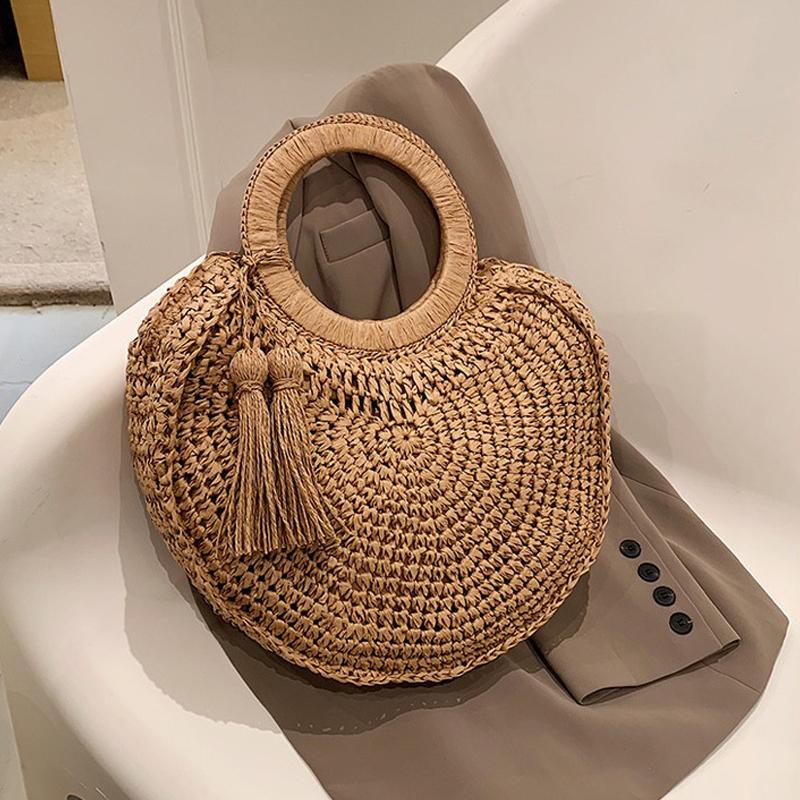 

Пляжная сумка ручной работы, шикарная сумка с верхней ручкой, ретро-сумка для путешествий, сумка для отпуска