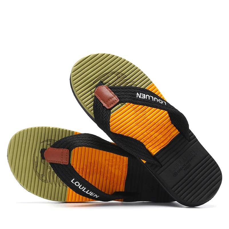 Beach Flip Flop Summer Men's Slippers Massage Sandals Fashion Breathable Casual Shoes 2024 New Hot Shoes Zapatos Hombre  Shoes