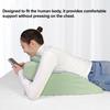 Wedge Prone Pillow Memory Foam Leg Wedge Ergonomic Back Neck Pain Relief Support Cushion with Removable Cover for Sitting Up Lying Reading