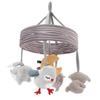 Baby Mobile Drehbar Rassel Säugling Plüsch Anhänger Spielzeug Hängendes Krippenmobile für Bett Kinderwagen