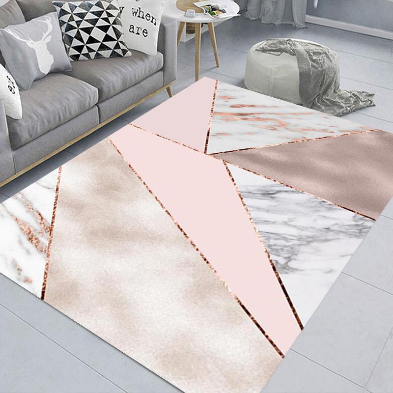 Marble Geometric Abstract Living Room Carpet Nordic Minimalist Modern Style Living Room Carpet