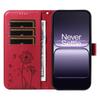 For OnePlus Nord CE5 5G/OnePlus Ace 5 Racing 5G Leather Wallet Case with Strap Dandelion Imprint Phone Stand Cover