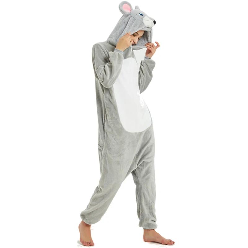 

Mouse Onesie, Adults Cosplay Costume Kigurumi Cartoon Pyjamas For Halloween One-Piece Pajamas Winter Homewear XL