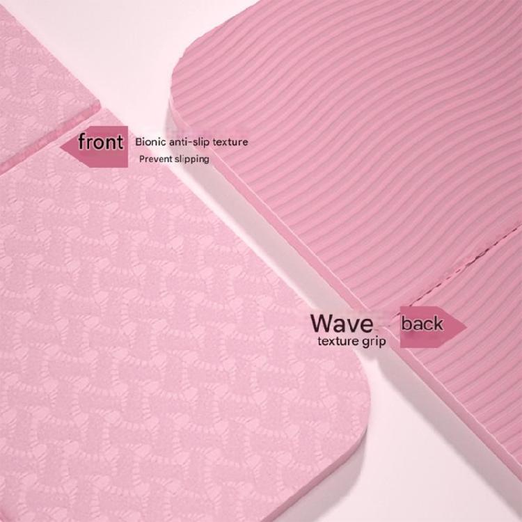 Foldable Travel Yoga Mat Lightweight Gym Mat Fitness Training Pilates Exercise Mat In/Outdoor Workout Yoga Mat for Women