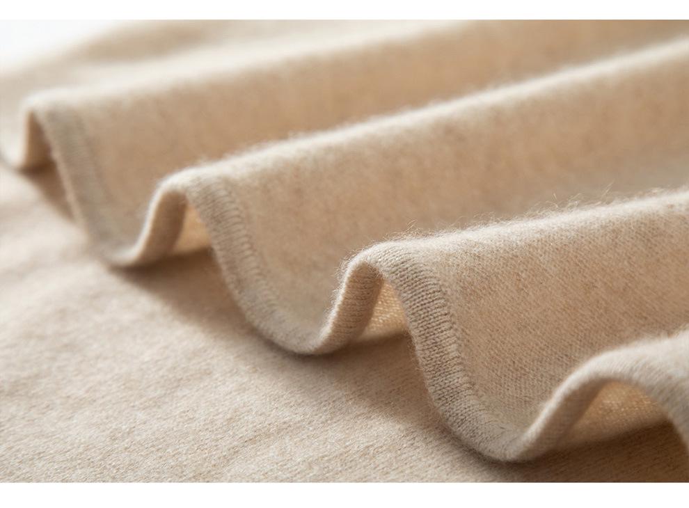 Women's Cashmere Sleeveless Pullover - Round Neck Knit Vest for Autumn Winter Layering
