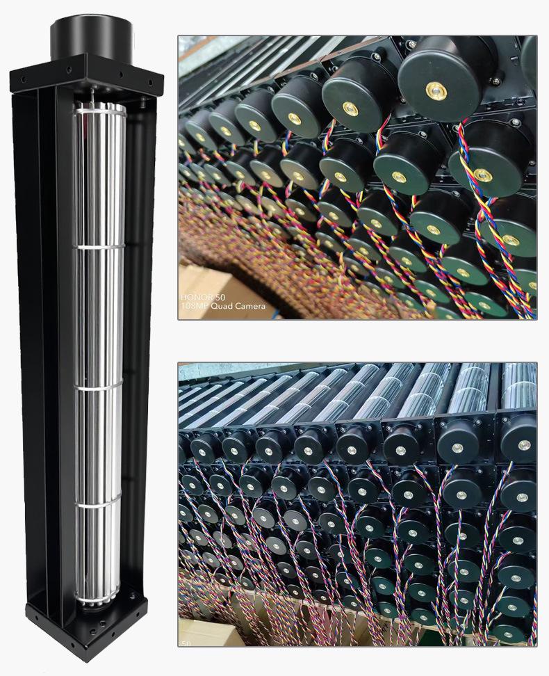 30 Querstromlüfter DC12V/24V Aufzugstrommel Variable Drehzahl Luftschleierlüfter mit reinem Kupfer