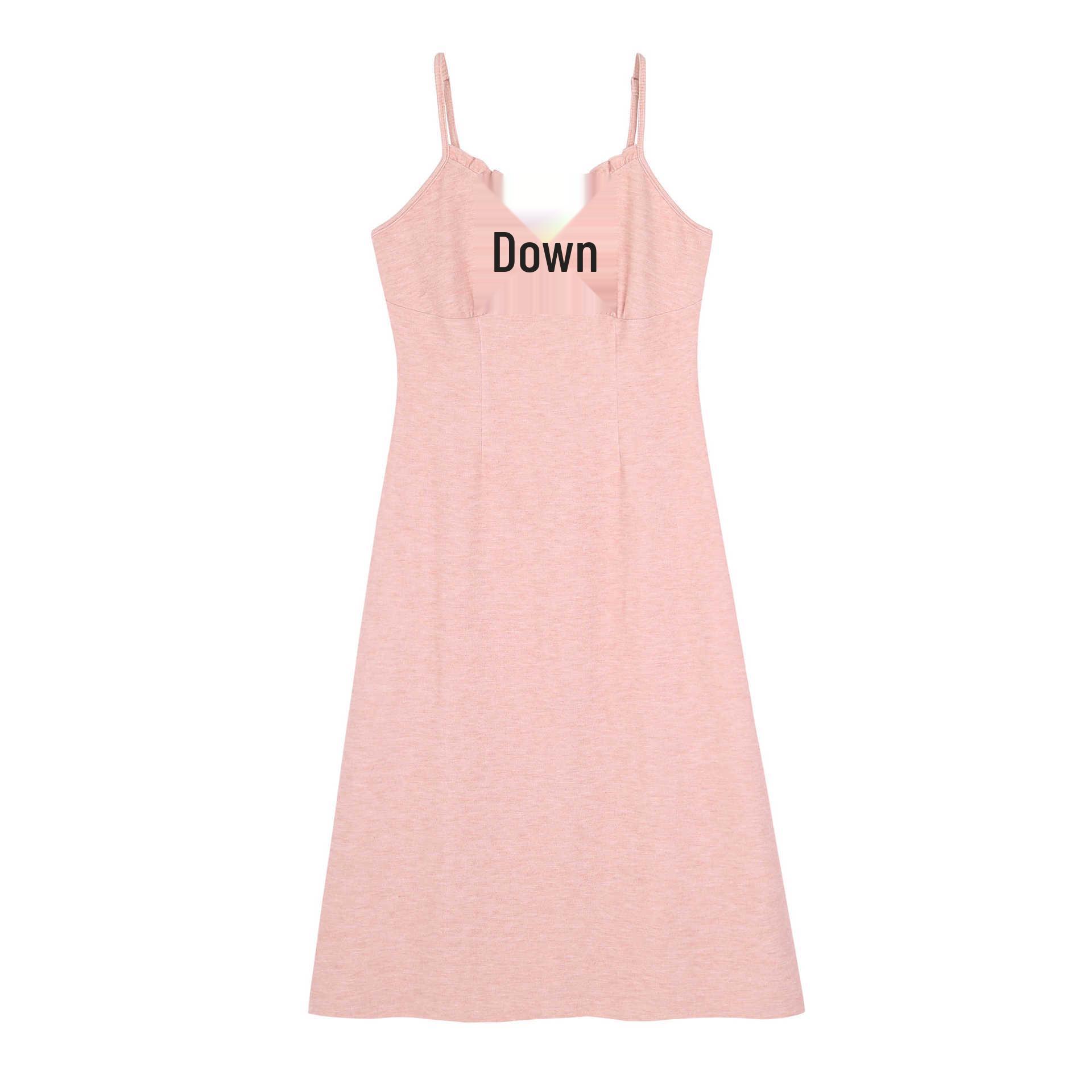 

Французское платье А-силуэта в стиле колор-блок с бантом, большого размера, с оборкой, весенний стиль 2XL (140-160 jin) розовый