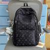 Schoolbag, cherry blossom pink Korean fresh school bag, Japanese princess versatile cute star print backpack, middle and high school backpack