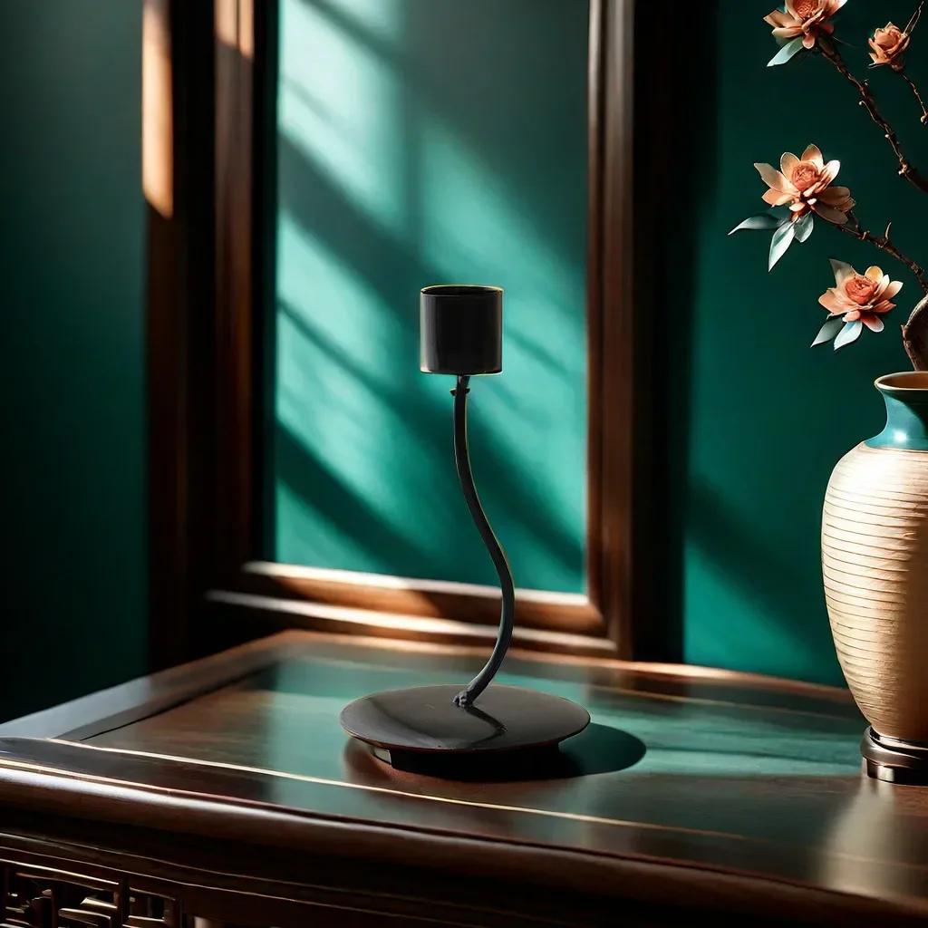 Vintage European Iron Art Candlestick Decoration Jewelry Display Storage Tray Ins Aromatherapy Candle Ambience Decorative Tray