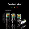 SEAMETAL 4PCS Motorcycle Car Tire Pressure Monitor Valve Cap Sensor Indicator Eye Alert Auto Tire Pressure Inspection Tool