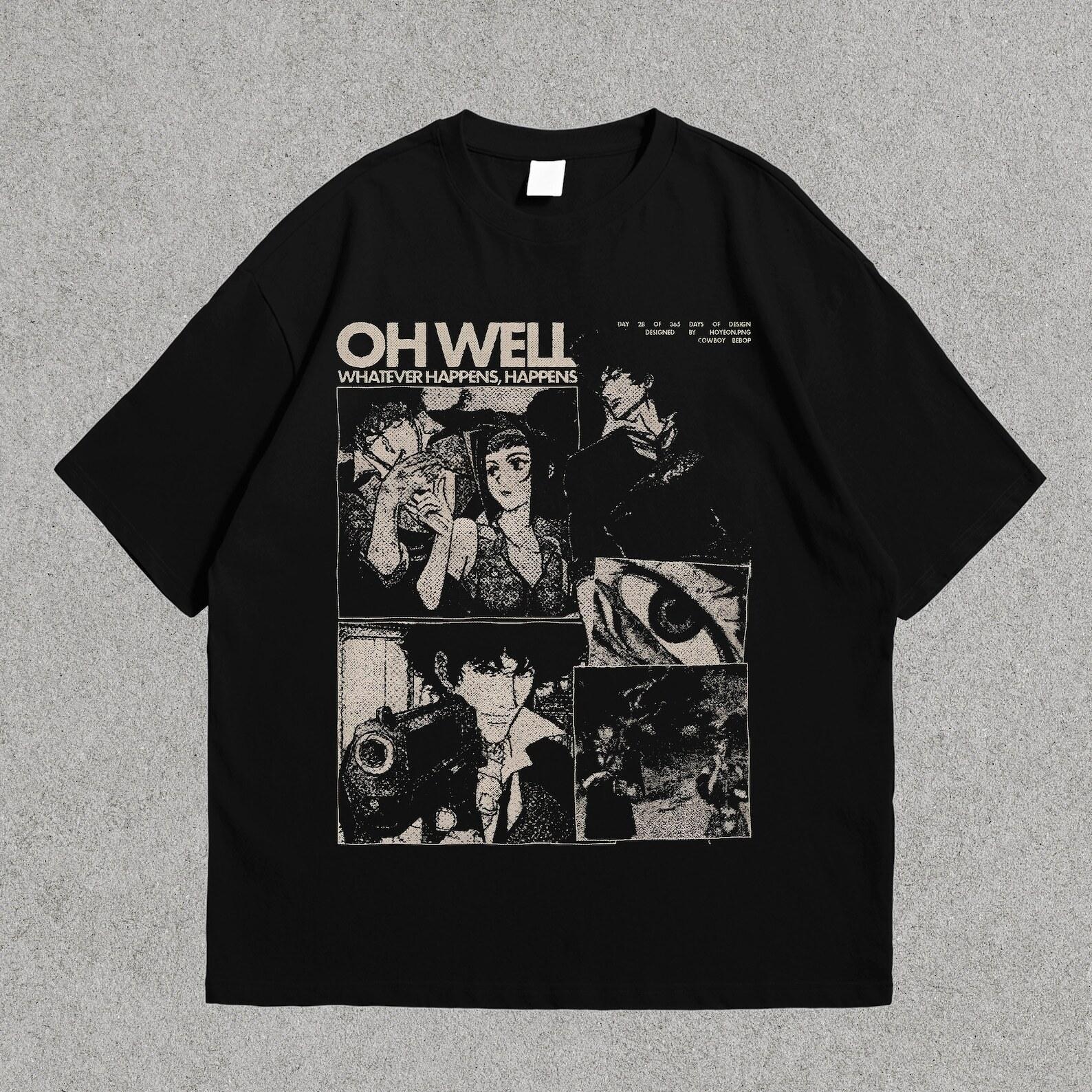 

Cowboy Bebop Retro Shirt Vintage Anime Merch 90s Retro Anime Tee Unisex S