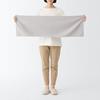 MUJI Pile Weave 2-Piece Long Towel, Set of 4, 34 X 110cm, Gray/Extremely Thin, Long Towel, Easy To Dry 84252297