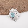 Sky Blue Topaz Gemstone Pendant, 925 Sterling Silver Jewelry, Handmade Lavish Silver Pendant Gift For Love