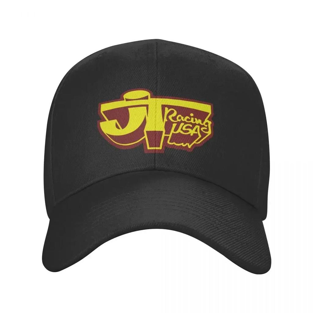JT Racing USA YELLOW/RED- Old School BMX Baseball Cap Hip Hop Golf Hat Man party Hat Caps For Men Women's