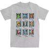 Men Women's NES Retro Video Game Mega Man Bosses T Shirt Accessories Megaman Gaming Cotton T-shirt Clothes Awesome Tee Shirt