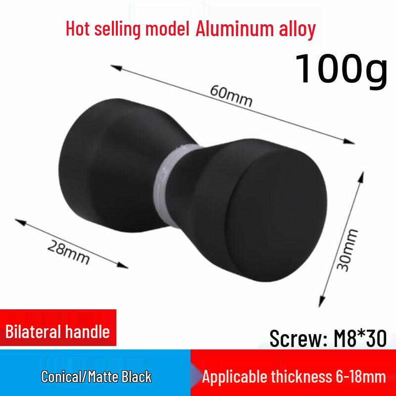 In-Stock Aluminum Alloy Single Hole Small Handle for Bathroom Glass and Sliding Doors