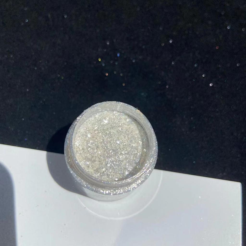 Nail Art Aurora Neon Powder Diy Handmade Nail Art Polarized Opal Powder Shiny Bottled Glitter Powder