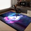 1PC rug Blue And White Shield Millonarios Carpet, Chair Rug,Area Rug for Office Bedroom living rooms bedroom, Doormat decor Christmas fan gifts