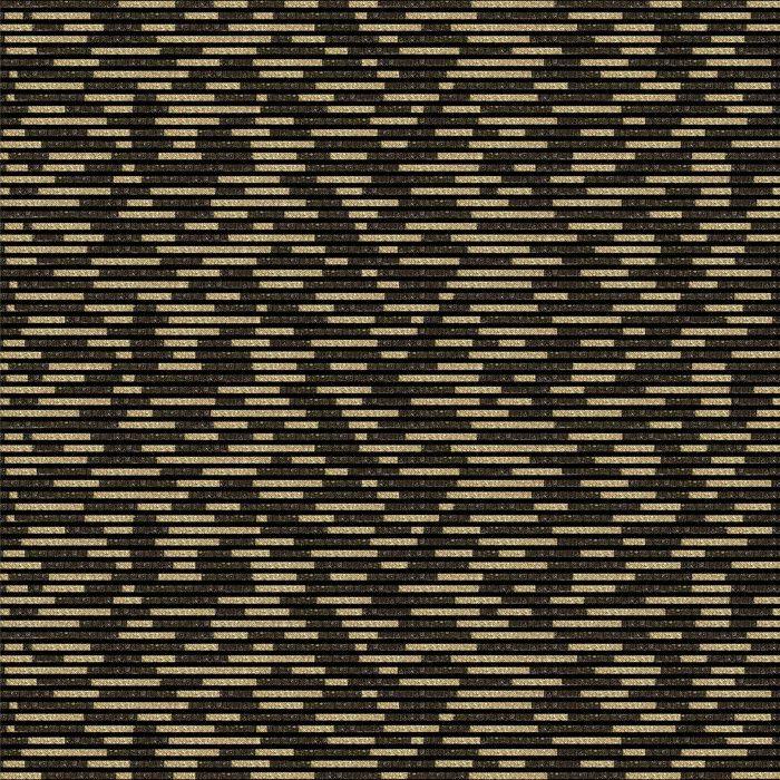 Nappe impriméé anti-tâches rectangle 150x200 cm GOLD noir, par Soleil d'Ocre