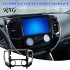 Car Audio Installation Frame 9 Inch Radio Fascia for TRITON 2015, Navigation Panel Universal Replacement Housing Manual/Auto AC, Stereo Install Bezel