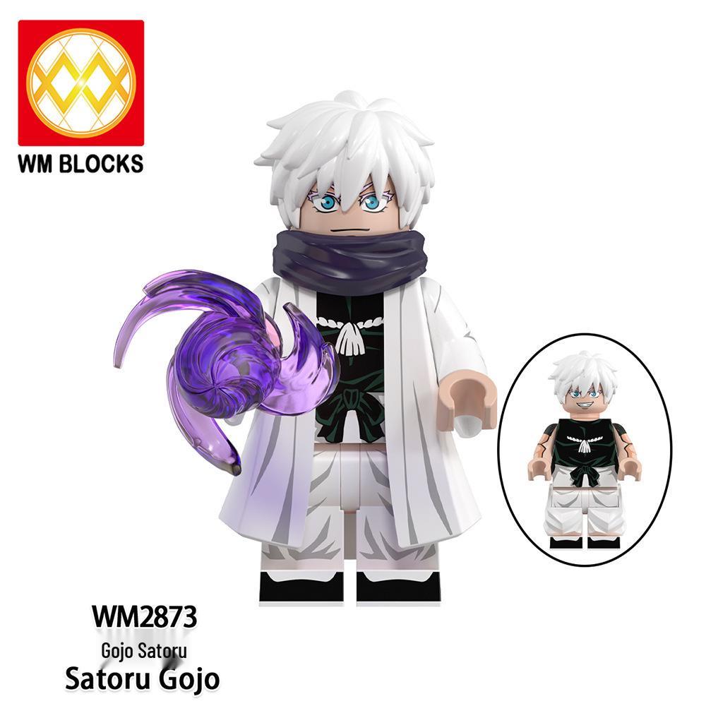 Anime Series Fushiguro Megumi & Gojo Satoru WM6202 Minifigure Building Blocks Toy