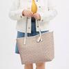 Coach City 33 Classic Monogram Snap Closure Tote Bag Women Tote Beige CV976-IMXDM