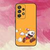 C-Cuphead12 and M-Mugman Phone Case For Samsung S25,S24,S21,S22,S23,S30,Ultra,S20,Plus,Fe,Lite,Note,10,9,5G Black Cover