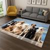 Cute Dog Puppy Cartoon Carpet Rug for Bedroom Living Room Sofa Playroom Doormat Home Decor,Kid Game Area Rug Non-slip Gift