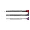 Nonslip Textured Screwdriver Sturdy Tool Steel Head Lightweight Aluminum Shaft Ideal For Clock Repair Projects