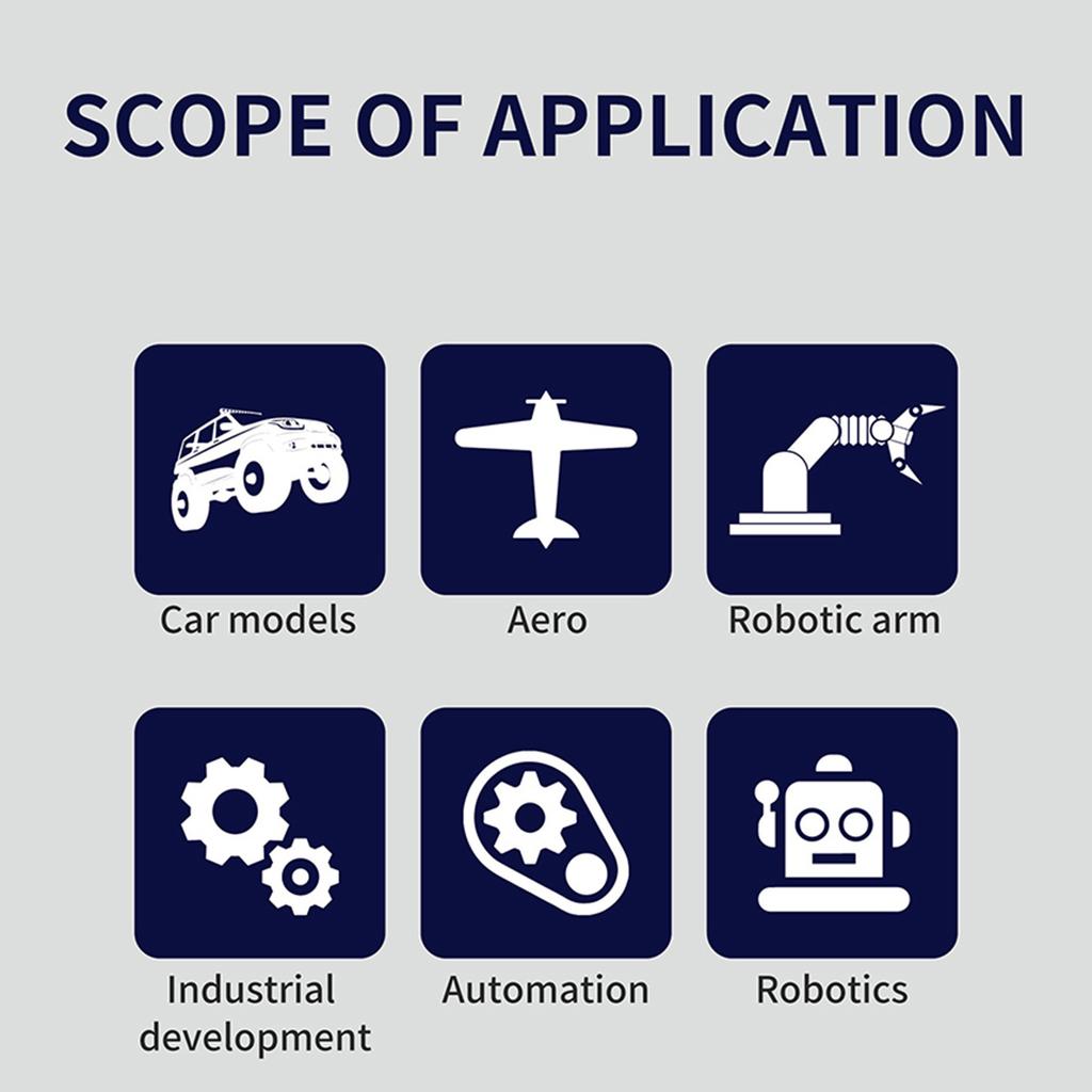 YIPINServo AK70 70KG HV 270 Degrees  Magnetic Induction Waterproof Brushless Digital Servos Replacement for